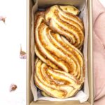 babka con crema al pralinato